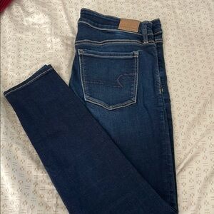 American Eagle Blue Skinny Jeans Classic Style